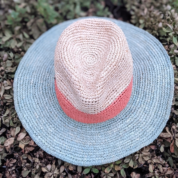 Sun N Sand woven hat tri-color - Picture 5 of 11